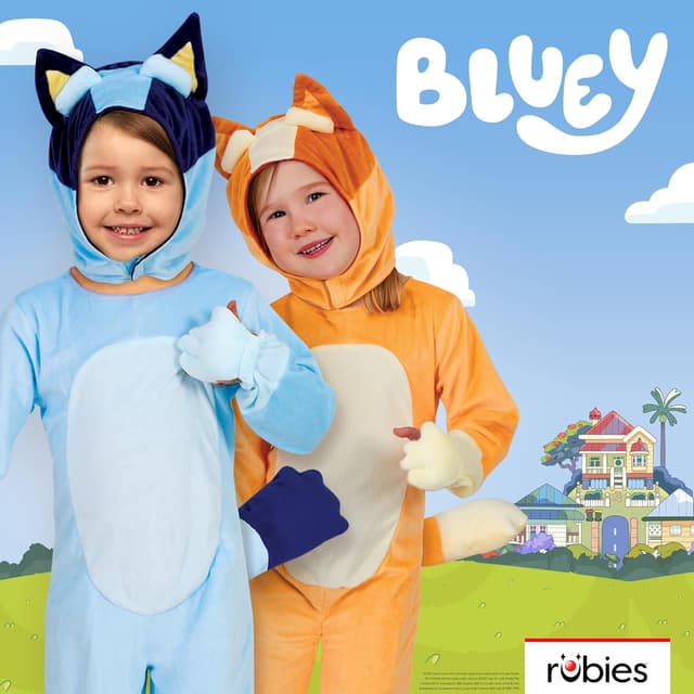 Thumbnail 4 de Rubies Official Bluey Bingo Child Costume 3-4