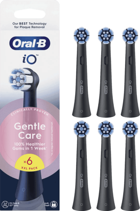Detalle de Oral-B iO Gentle Care Schwarz (6 Stück)