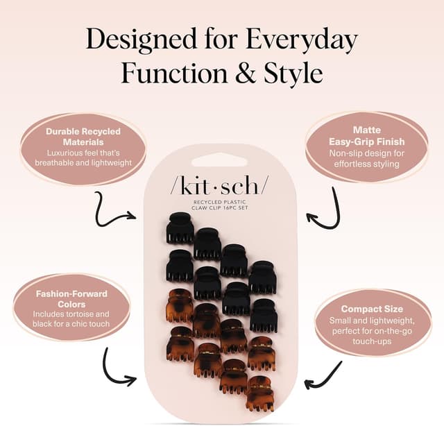 Thumbnail 3 de Kitsch Pinzas pequeñas para el cabello