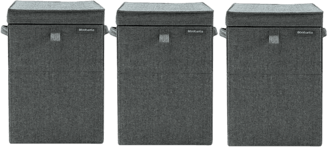 Imagen de Brabantia Wäschebox Pepper Black 3er-Pack en OfertitasTOP