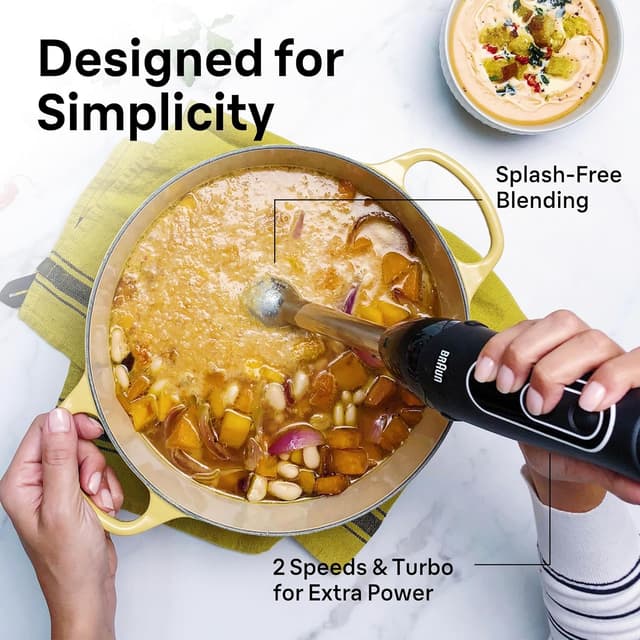 Detalle de Braun MQ5025 Multiquick Hand Blender 700W 🥣