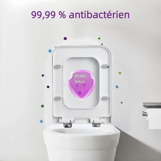 Detalle de Lunette WC Solng 150 kg, fermeture douce