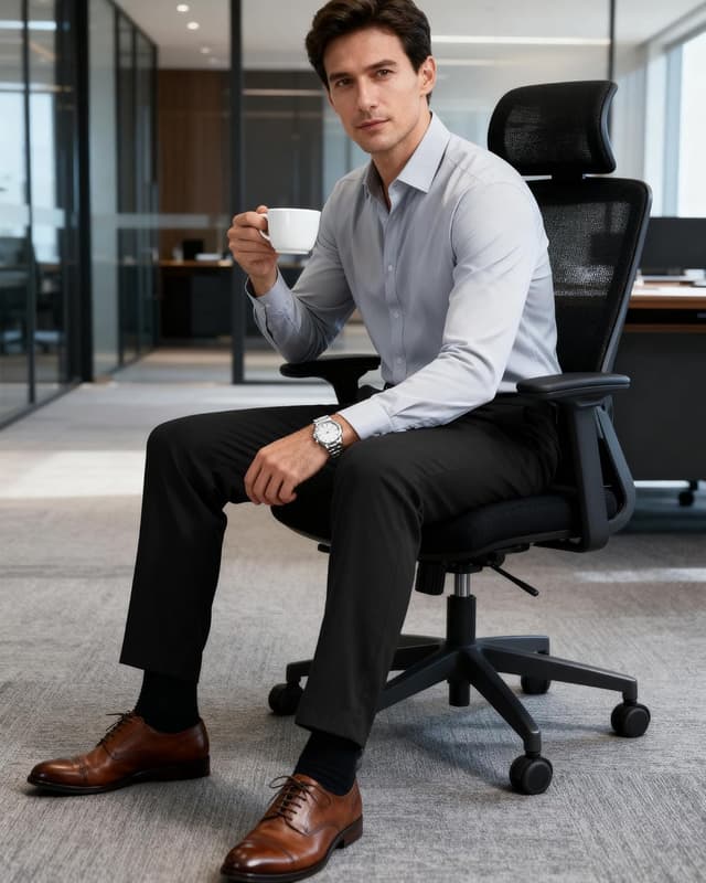 Detalle 1 de YYIDATON Herren Chinohose Slim Fit mit Stretch