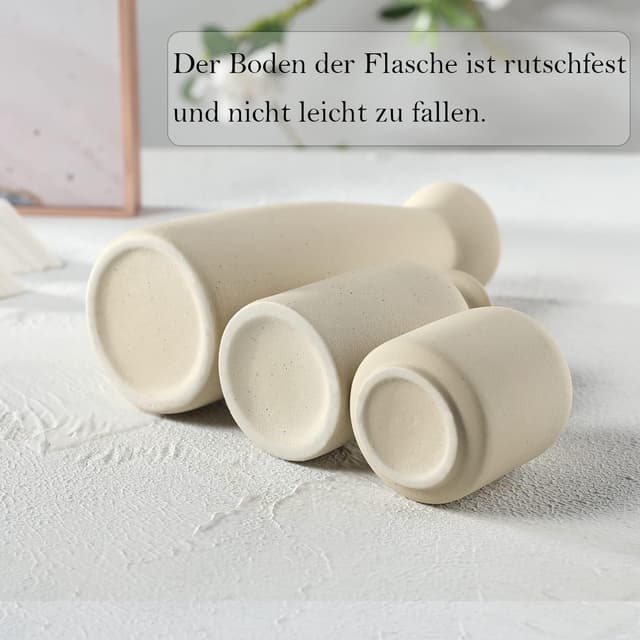 Thumbnail 1 de CEMABT Ceramic Vase Set 3 vases déco 🏺