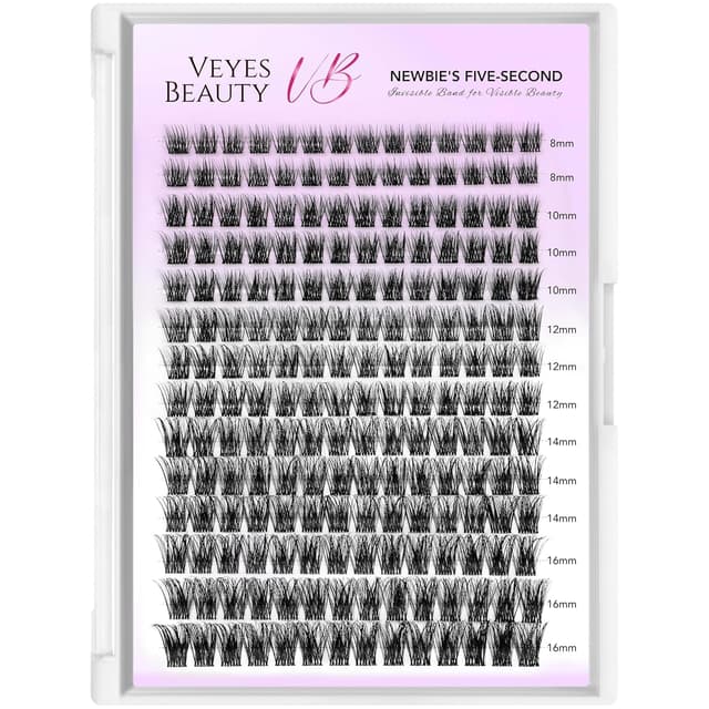 Thumbnail 6 de VEYESBEAUTY Dreamy Lash Cluster Trays (Thin & Invisible Band) DIY 8–16mm Mixed Length