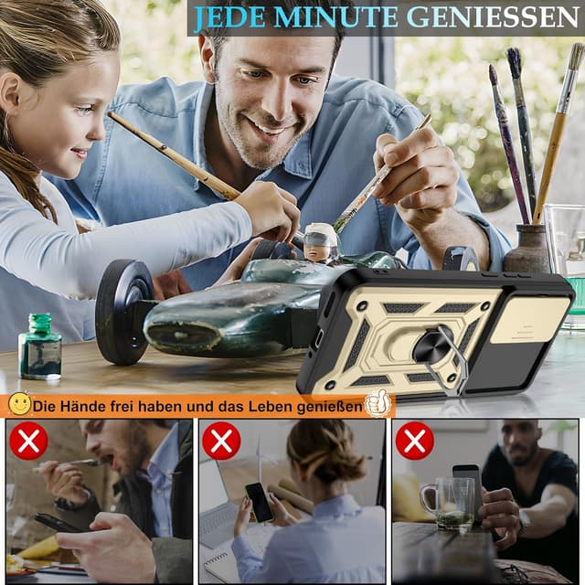 Thumbnail 6 de Jshru Poco F7 Hülle mit 360° Ring