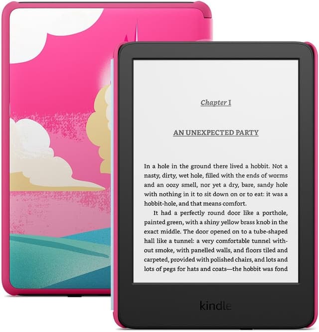 Detalle 2 de Amazon Kindle Kids (newest gen) – 16 GB, glare-free 6" display, includes Kids+ subscription & 2-year worry-free guarantee