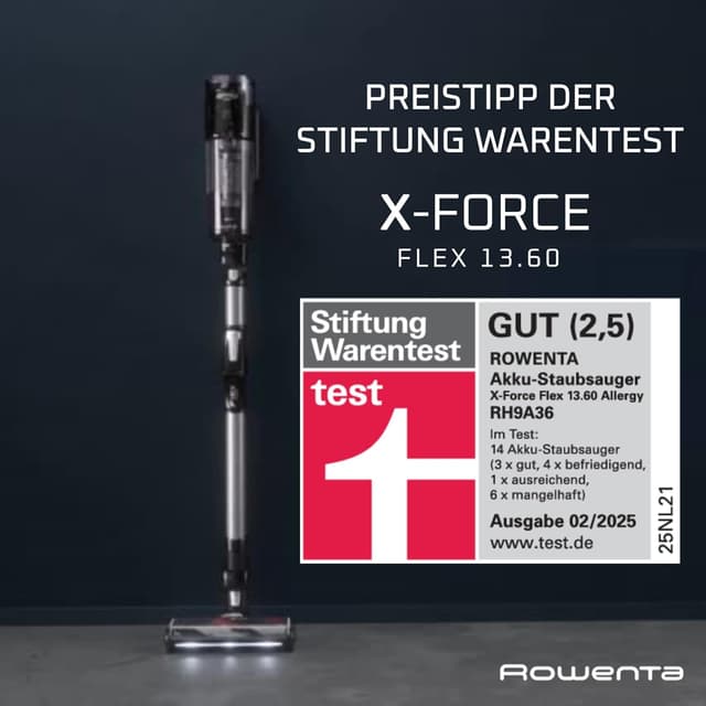 Detalle 2 de Rowenta X-Force Flex 13.60 Kabelloser Staubsauger