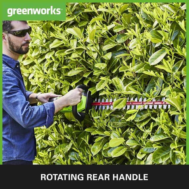 Detalle 2 de Greenworks G40HT61 61cm hedge trimmer — 3000 spm