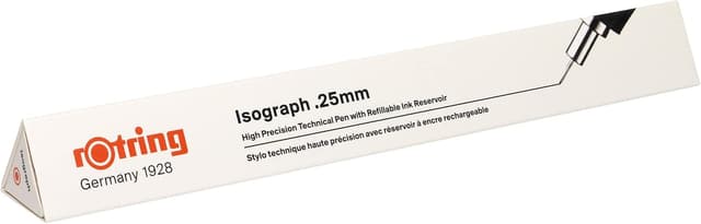 Detalle 2 de rOtring Isograph stylo feutre 0,25 mm fineliner rechargeable đ