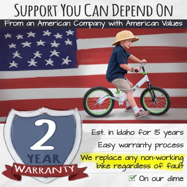 Detalle de Bixe 16 Zoll Kinder-Laufrad ab 5 Jahre