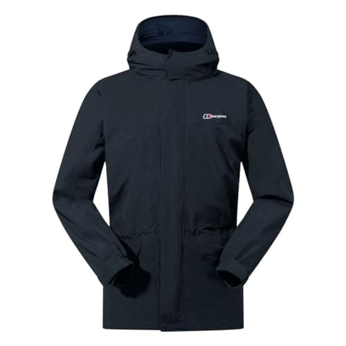 Detalle de Berghaus 421016BP6 Chaqueta Impermeable para Hombre 🧥 Negra XL