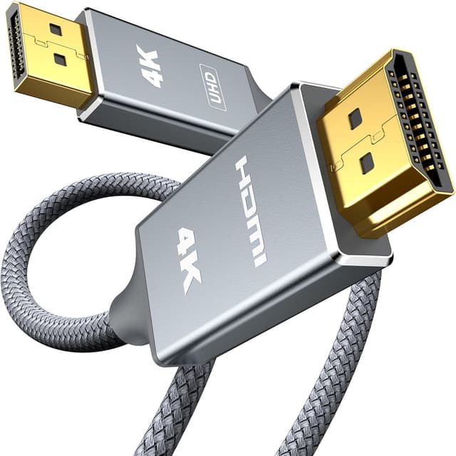 Detalle de SNOWKIDS DisplayPort-zu-HDMI-Kabel (unidirektional) für 4K, 1,8 m