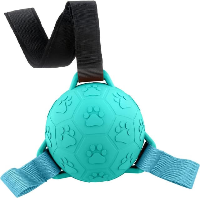 Detalle de LOTUSWILD Balle pour chien 9,7 cm Bleu