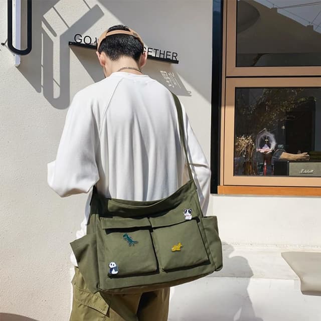 Detalle 2 de Aucuu Borsa donna tracolla Tote/Shopper con scomparti per scuola, lavoro e viaggi