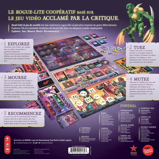 Detalle de Dead Cells – Jeu de société coopératif rogue-lite (1 à 4 joueurs)