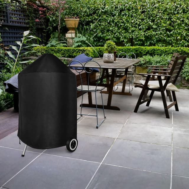 Detalle 2 de Onlyfire Kettle BBQ Cover for Weber 57cm / 22 inch Charcoal Kettle – Waterproof, UV Resistant & Breathable