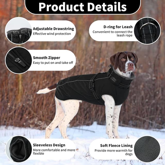 Thumbnail 1 de Lelepet Small Dog Coat With Harness