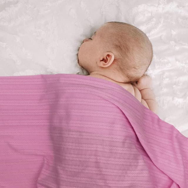 Detalle de DRESHOW newborn receiving blanket set with bow hat and bow headband for girls