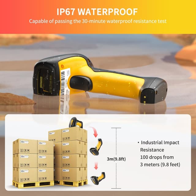 Thumbnail 6 de NETUM NT-1202W Lecteur Code-Barres 2D/1D Bluetooth