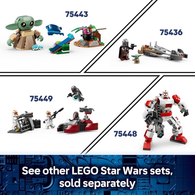 Detalle de LEGO Star Wars 75437 Cobb Vanth’s Speeder set (incl. minifigures, blasters & jetpack)