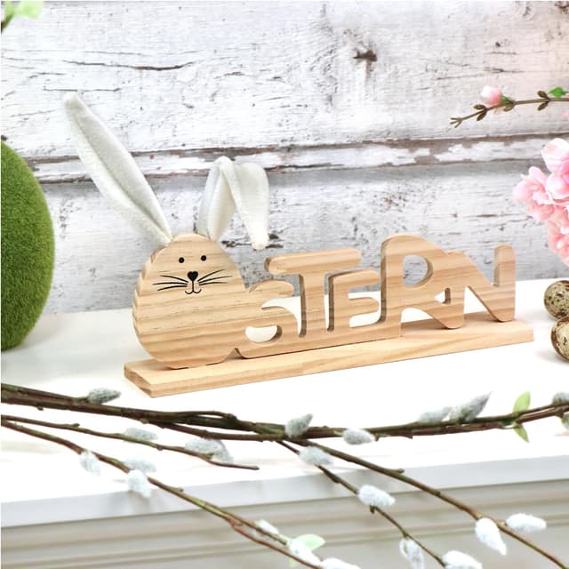 Thumbnail 4 de com-four® Présentoir décoratif Pâques 26x20 cm