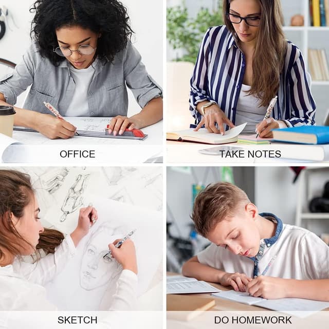 Thumbnail 6 de OFFCUP Crayon sans encre « Éternel » rose – lot de 6 crayons réutilisables à pointe remplaçable