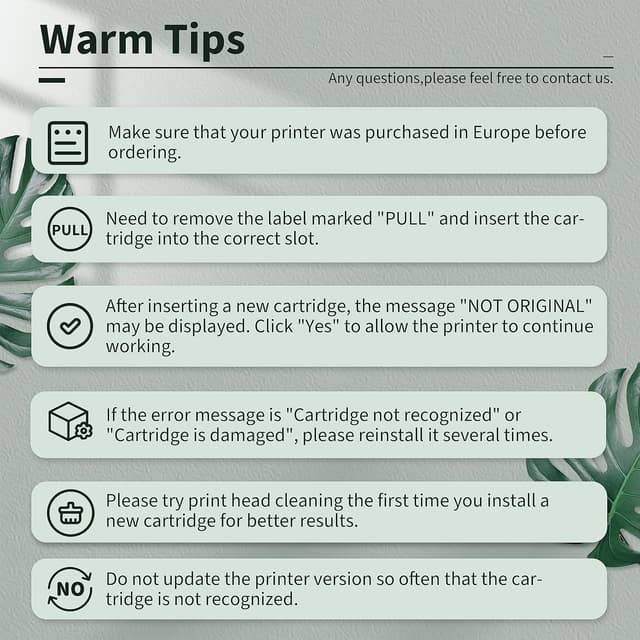 Detalle de Greenjob 604XL Compatible Ink Cartridge Multipack (4-Pack) for Epson 604XL