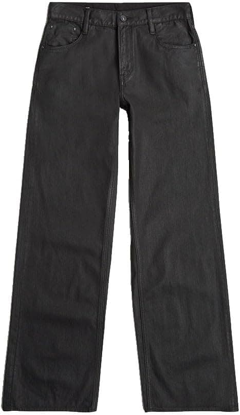 Detalle de G-Star Damen Judee Loose Low Waist Jeans mit Schlitz & Reißverschluss – 5 Taschen