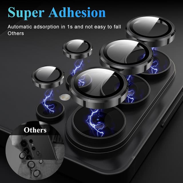 Detalle de YWXTW S26 Ultra camera lens protector