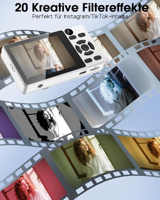 Detalle de Vitaler Digitalkamera 64MP für Einsteiger