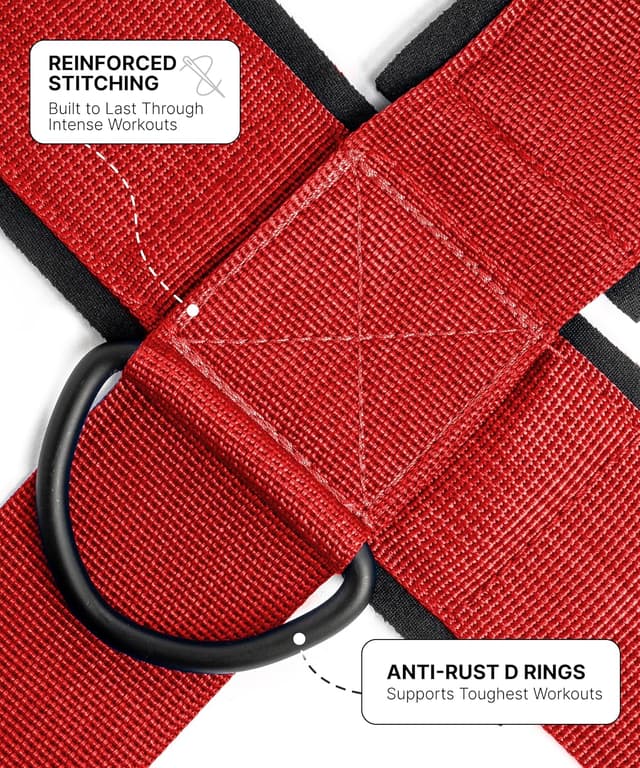 Detalle de DMoose Fitness Neck Harness for Weight Lifting with adjustable head & chin strap and steel chain