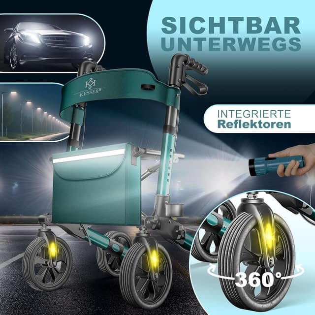 Thumbnail 5 de KESSER Leichtgewicht Rollator 7,6 kg