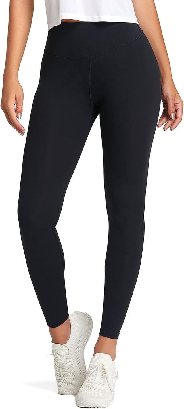 Detalle de OVRUNS High Waist Yoga Pants for Women with Pocket – non see through stretch gym leggings