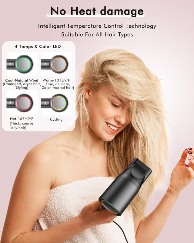 Detalle 2 de OIMYE D YS0N 160000RPM ionic hair dryer