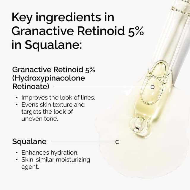 Detalle 2 de Granactive Retinoid 5% in Squalane 30ml