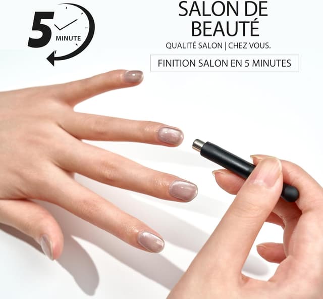 Detalle de Kit gel HALMAI OneCoat Cat Eye argenté avec aimant 5 en 1 (base, couleur, builder, renfort, top coat)