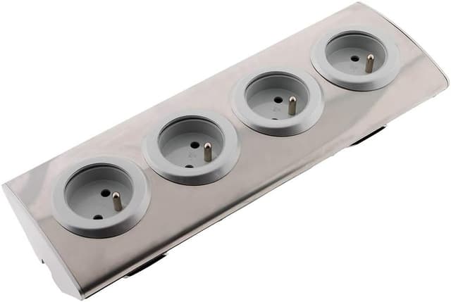 Detalle 2 de Zenitech Bloc 4 prises 16A à câbler 🔌