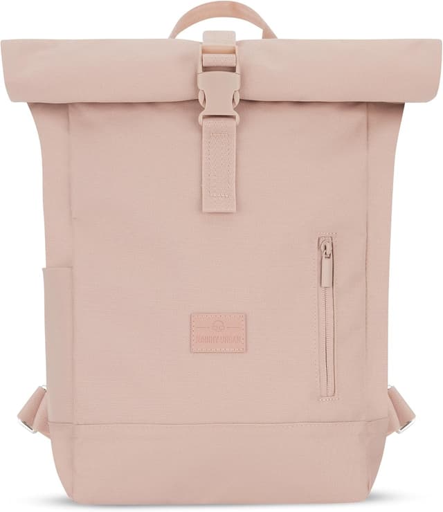 Detalle de Johnny Urban Rolltop Rucksack Robin Small (12 Zoll Laptopfach) – kleiner Tagesrucksack für Uni, City & Business