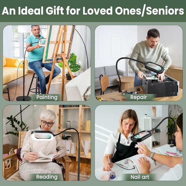 Thumbnail 6 de Veemagni 10X Rectangular Magnifier with Light