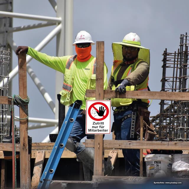 Thumbnail 4 de STROBO XXL Zutritt nur für Mitarbeiter 30 x 40 cm