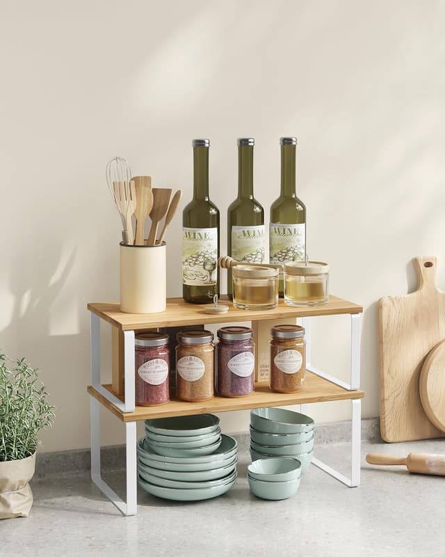 Detalle 2 de SONGMICS spice rack KCS210W01 set