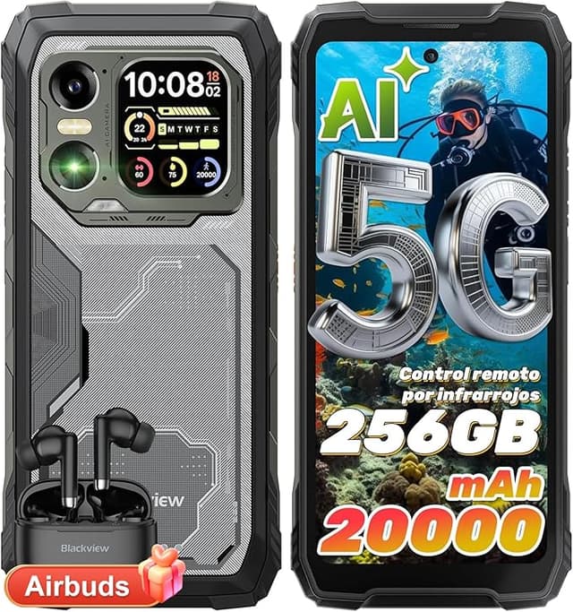 Imagen de Blackview Xplore 1 5G Rugerizado 📱 36GB+256GB/2TB, 20000mAh, Pantalla 6.78" FHD+ en OfertitasTOP