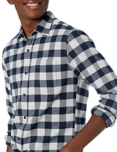 Thumbnail 3 de Amazon Essentials Camisa de franela S azul marino cuadros escoceses