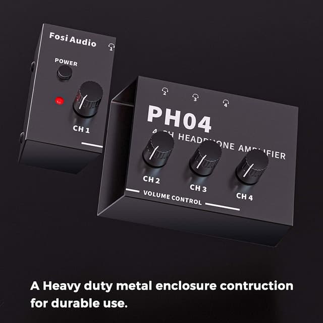 Thumbnail 6 de Fosi Audio PH04 Amplificateur casque 4 canaux