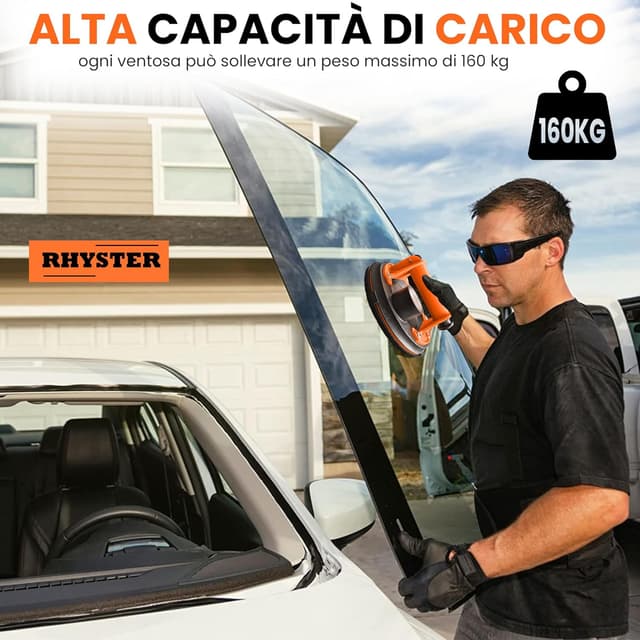 Thumbnail 6 de RHYSTER 2 Ventose per piastrelle con manometro 200 mm