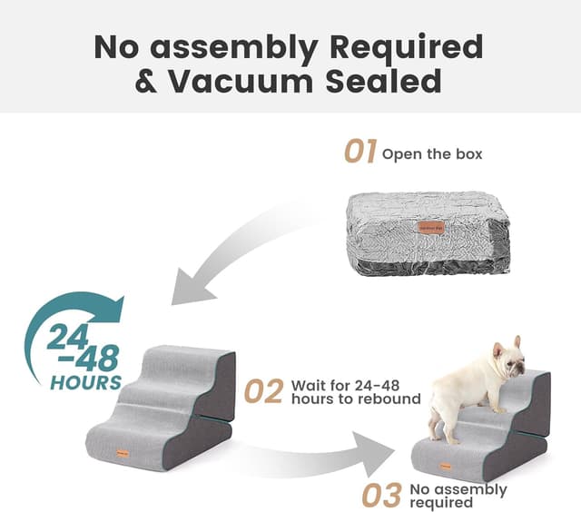 Thumbnail 5 de Gardner Pet Dog Steps 4-step foam stairs