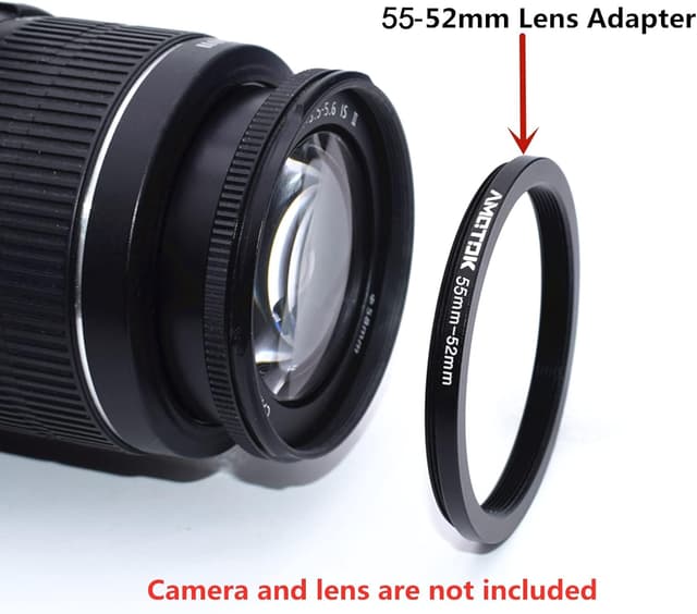 Thumbnail 2 de 55mm to 52mm Step-Down Lens Adapter