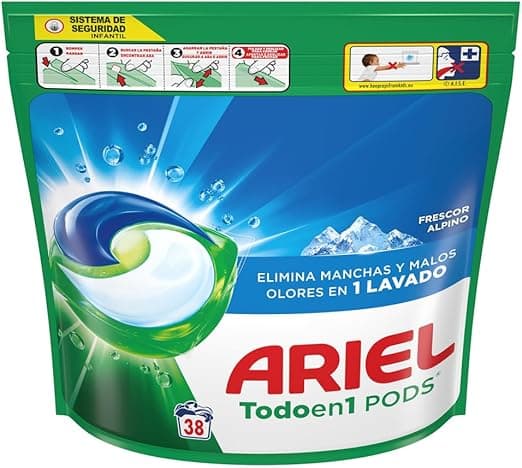 Detalle de Ariel PODs Todo en 1 Cápsulas ✨, 38 Lavados