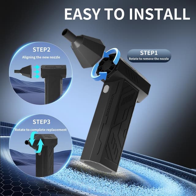 Thumbnail 4 de Compressed Air Duster Cleaner 110000 RPM Cordless